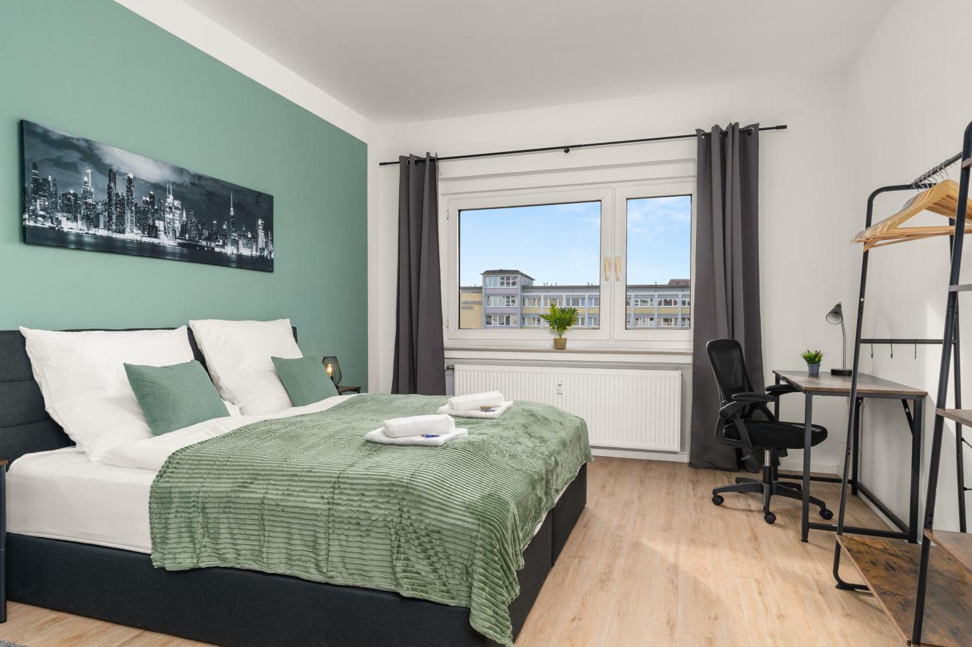 Homely-Apartment Manhattanart, Zentral, Parkplatz, Billard,Ps4, Dart, Balkon Билефельд Экстерьер фото